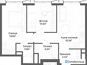 2-комнатная квартира, 53 м², 23/30 эт. Москва