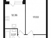 1-комнатная квартира, 40 м², 4/26 эт. Москва