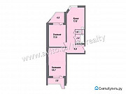 2-комнатная квартира, 60 м², 15/17 эт. Видное