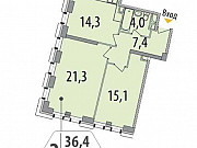 2-комнатная квартира, 62 м², 4/17 эт. Москва