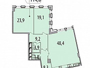 3-комнатная квартира, 114 м², 8/17 эт. Москва