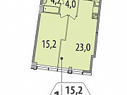 1-комнатная квартира, 46 м², 12/17 эт. Москва