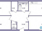 3-комнатная квартира, 91 м², 8/8 эт. Москва