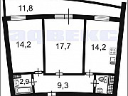 2-комнатная квартира, 60 м², 13/25 эт. Санкт-Петербург