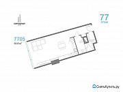 2-комнатная квартира, 55 м², 77/97 эт. Москва