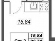 Студия, 28 м², 9/11 эт. Санкт-Петербург