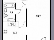 2-комнатная квартира, 47 м², 13/25 эт. Москва