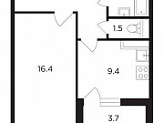 1-комнатная квартира, 41 м², 11/19 эт. Москва