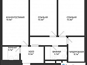 2-комнатная квартира, 76 м², 28/33 эт. Москва