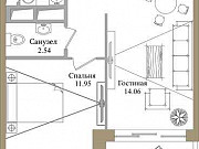 2-комнатная квартира, 45 м², 6/23 эт. Москва