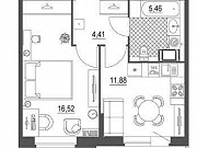 1-комнатная квартира, 39 м², 10/20 эт. Санкт-Петербург