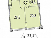 2-комнатная квартира, 59 м², 15/17 эт. Москва