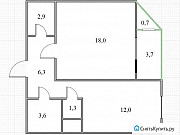 1-комнатная квартира, 47 м², 7/17 эт. Балашиха