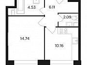 1-комнатная квартира, 37 м², 2/31 эт. Москва