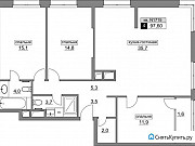 4-комнатная квартира, 97 м², 3/22 эт. Москва