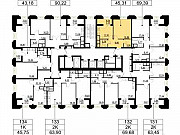 1-комнатная квартира, 43 м², 18/24 эт. Москва