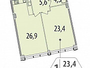 2-комнатная квартира, 60 м², 16/17 эт. Москва