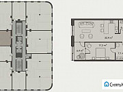 1-комнатная квартира, 83 м², 4/6 эт. Москва