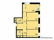 3-комнатная квартира, 82 м², 16/23 эт. Москва