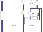 2-комнатная квартира, 71 м², 5/20 эт. Москва