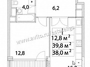 1-комнатная квартира, 40 м², 14/14 эт. Москва