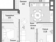 2-комнатная квартира, 70 м², 4/6 эт. Москва