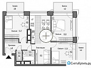 2-комнатная квартира, 75 м², 20/21 эт. Москва