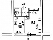 1-комнатная квартира, 35 м², 7/14 эт. Москва