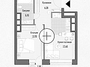 1-комнатная квартира, 44 м², 3/14 эт. Москва