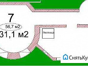 2-комнатная квартира, 57 м², 3/4 эт. Москва