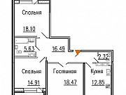 3-комнатная квартира, 90 м², 7/16 эт. Санкт-Петербург