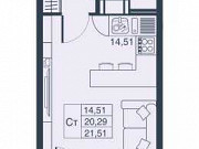 Студия, 20 м², 6/19 эт. Санкт-Петербург