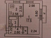 1-комнатная квартира, 31 м², 3/5 эт. Москва