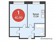 1-комнатная квартира, 40 м², 18/23 эт. Москва