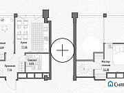 1-комнатная квартира, 36 м², 5/6 эт. Москва