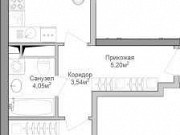 1-комнатная квартира, 46 м², 29/36 эт. Москва