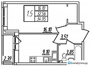 1-комнатная квартира, 32 м², 5/24 эт. Санкт-Петербург