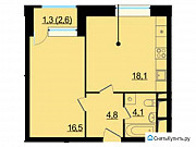 1-комнатная квартира, 44 м², 20/23 эт. Москва