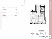 1-комнатная квартира, 45 м², 12/12 эт. Москва