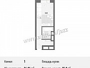 1-комнатная квартира, 26 м², 6/21 эт. Москва