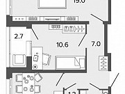 2-комнатная квартира, 51 м², 18/24 эт. Санкт-Петербург