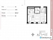 1-комнатная квартира, 36 м², 12/12 эт. Москва