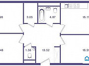 3-комнатная квартира, 91 м², 11/11 эт. Москва