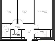 2-комнатная квартира, 78 м², 19/33 эт. Москва