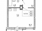 Студия, 31 м², 4/17 эт. Санкт-Петербург