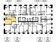 1-комнатная квартира, 42 м², 23/24 эт. Москва