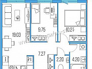 3-комнатная квартира, 52 м², 3/22 эт. Санкт-Петербург