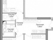 2-комнатная квартира, 66 м², 32/38 эт. Москва