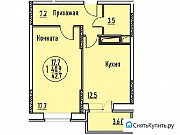 1-комнатная квартира, 44 м², 2/17 эт. Дмитров