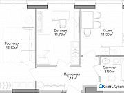 2-комнатная квартира, 53 м², 29/32 эт. Москва